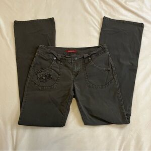 Like New Y2K Vintage Unionbay Charcoal Green Stretch Jeans Size 5